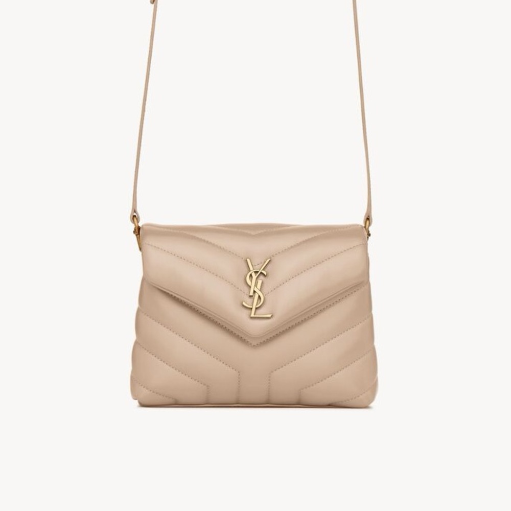 ❌SOLD❌ NEW Saint Laurent LouLou Bag in Quilted Leather Beige